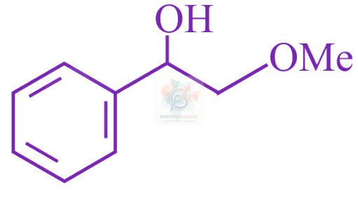JEE Main 2019 Chemistry, Alcohols Phenols and Ethers — option B figure