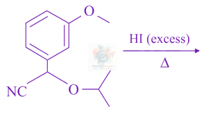 JEE Main 2019 Chemistry, Alcohols Phenols and Ethers — question figure