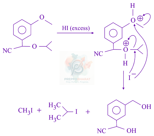 JEE Main 2019 Chemistry, Alcohols Phenols and Ethers — solution figure