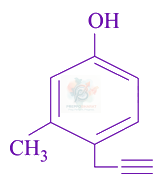 JEE Main 2019 Chemistry, Alcohols Phenols and Ethers — option D figure