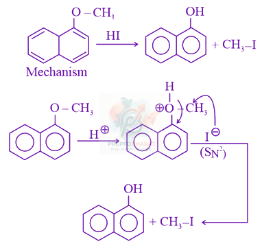 JEE Main 2021 Chemistry, Alcohols Phenols and Ethers — solution figure