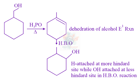 JEE Main 2021 Chemistry, Alcohols Phenols and Ethers — solution figure