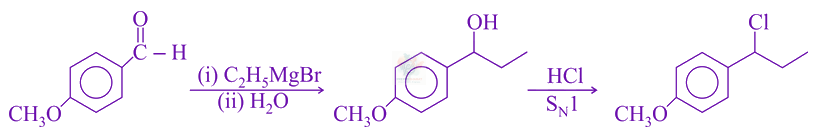 JEE Main 2018 Chemistry, Aldehydes and Ketones — solution figure