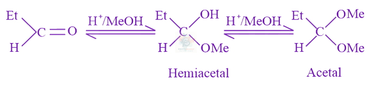 JEE Main 2019 Chemistry, Aldehydes and Ketones — solution figure