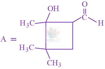 JEE Main 2019 Chemistry, Aldehydes and Ketones — option A figure 1