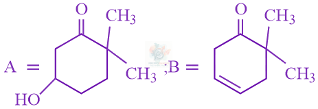 JEE Main 2019 Chemistry, Aldehydes and Ketones — option D figure