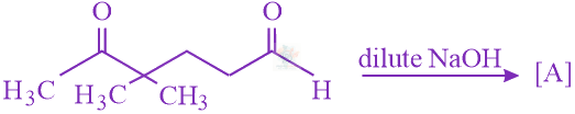 JEE Main 2019 Chemistry, Aldehydes and Ketones — question figure 1