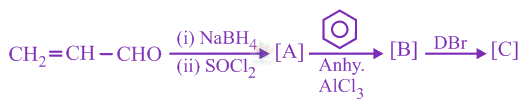 JEE Main 2020 Chemistry, Aldehydes and Ketones — question figure