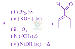 JEE Main 2020 Chemistry, Aldehydes and Ketones — question figure