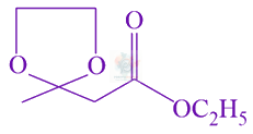 JEE Main 2021 Chemistry, Aldehydes and Ketones — option B figure