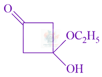 JEE Main 2021 Chemistry, Aldehydes and Ketones — option C figure
