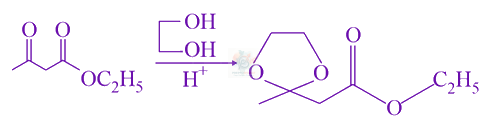 JEE Main 2021 Chemistry, Aldehydes and Ketones — solution figure