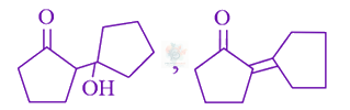 JEE Main 2021 Chemistry, Aldehydes and Ketones — option C figure