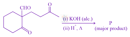 JEE Main 2021 Chemistry, Aldehydes and Ketones — question figure