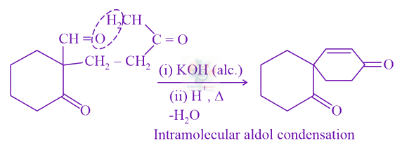 JEE Main 2021 Chemistry, Aldehydes and Ketones — solution figure