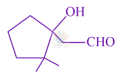 JEE Main 2021 Chemistry, Aldehydes and Ketones — option C figure