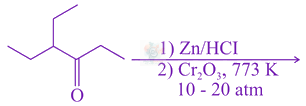 JEE Main 2021 Chemistry, Aldehydes and Ketones — question figure