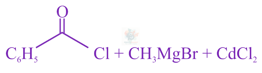 JEE Main 2022 Chemistry, Aldehydes and Ketones — option D figure