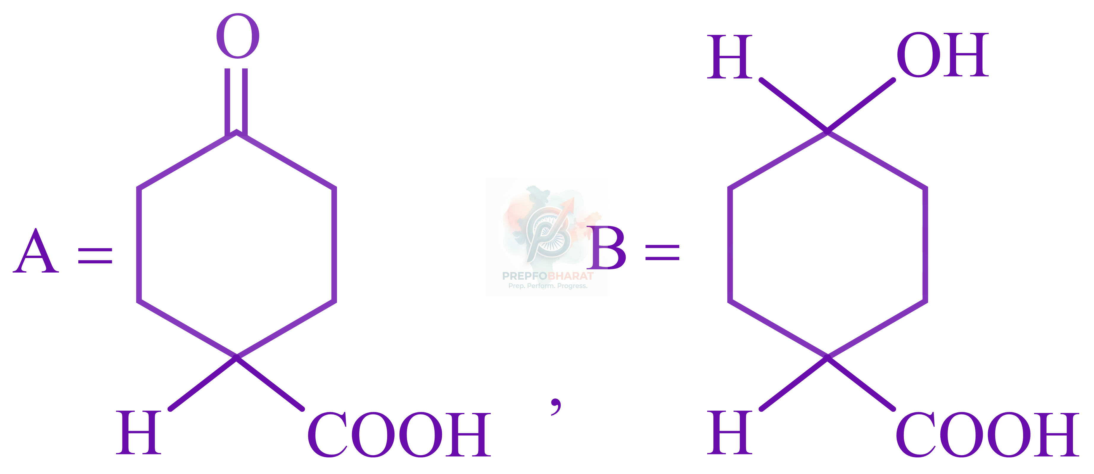 JEE Main 2022 Chemistry, Aldehydes and Ketones — option C figure