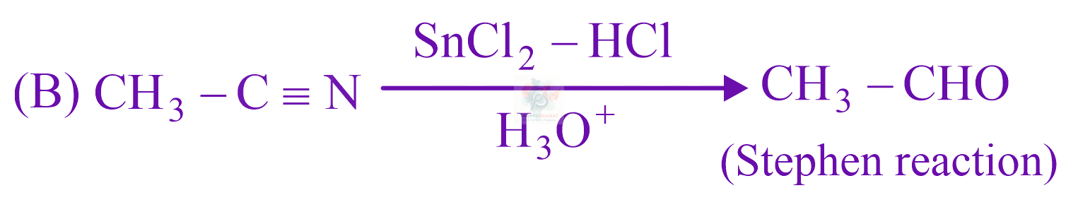 JEE Main 2022 Chemistry, Aldehydes and Ketones — solution figure 2