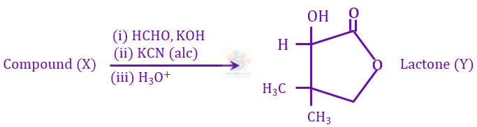 JEE Main 2023 Chemistry, Aldehydes and Ketones — question figure