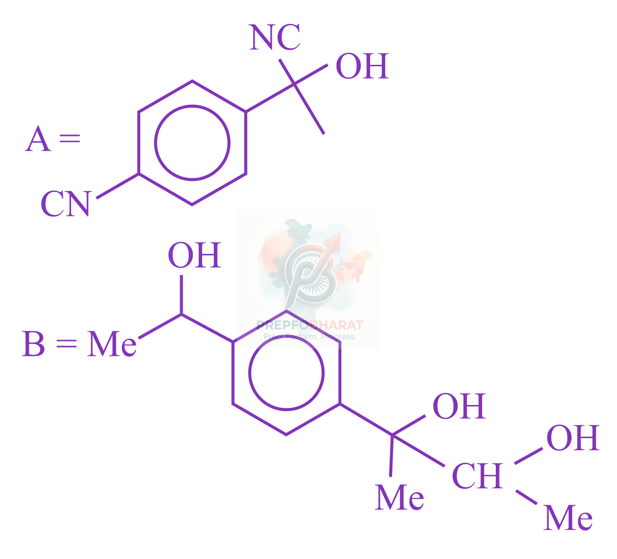 JEE Main 2023 Chemistry, Aldehydes and Ketones — option D figure