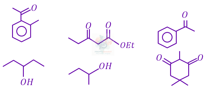 JEE Main 2023 Chemistry, Aldehydes and Ketones — question figure