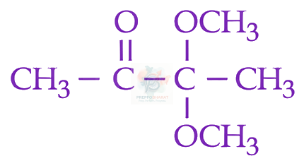 JEE Main 2026 Chemistry, Aldehydes and Ketones — option B figure
