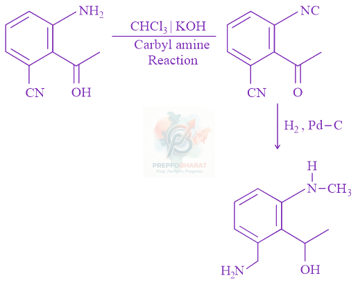 JEE Main 2019 Chemistry, Amines — solution figure