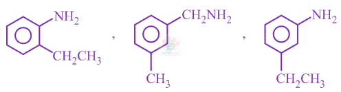 JEE Main 2020 Chemistry, Amines — option A figure