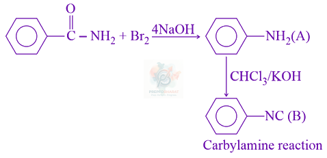 JEE Main 2021 Chemistry, Amines — solution figure