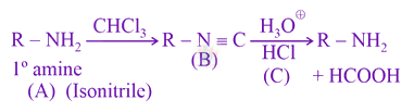 JEE Main 2021 Chemistry, Amines — solution figure