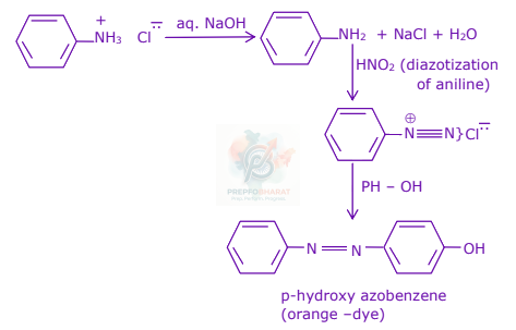 JEE Main 2022 Chemistry, Amines — solution figure