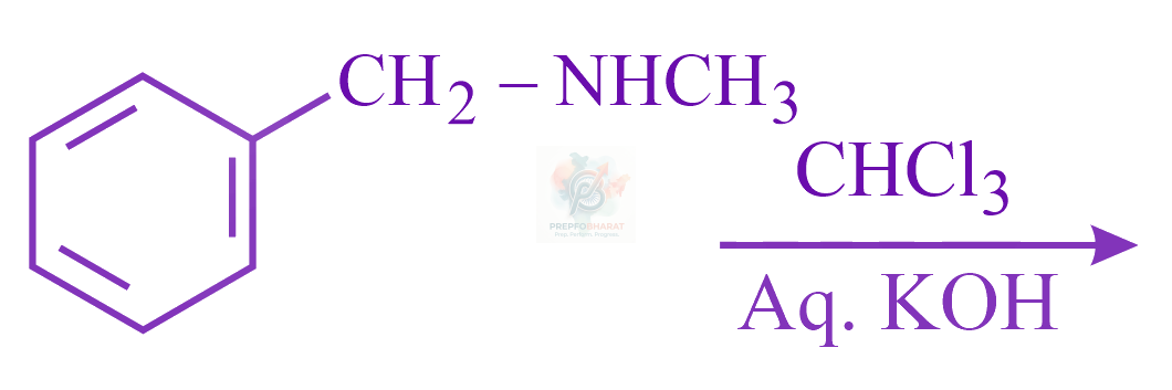 JEE Main 2023 Chemistry, Amines — question figure 3