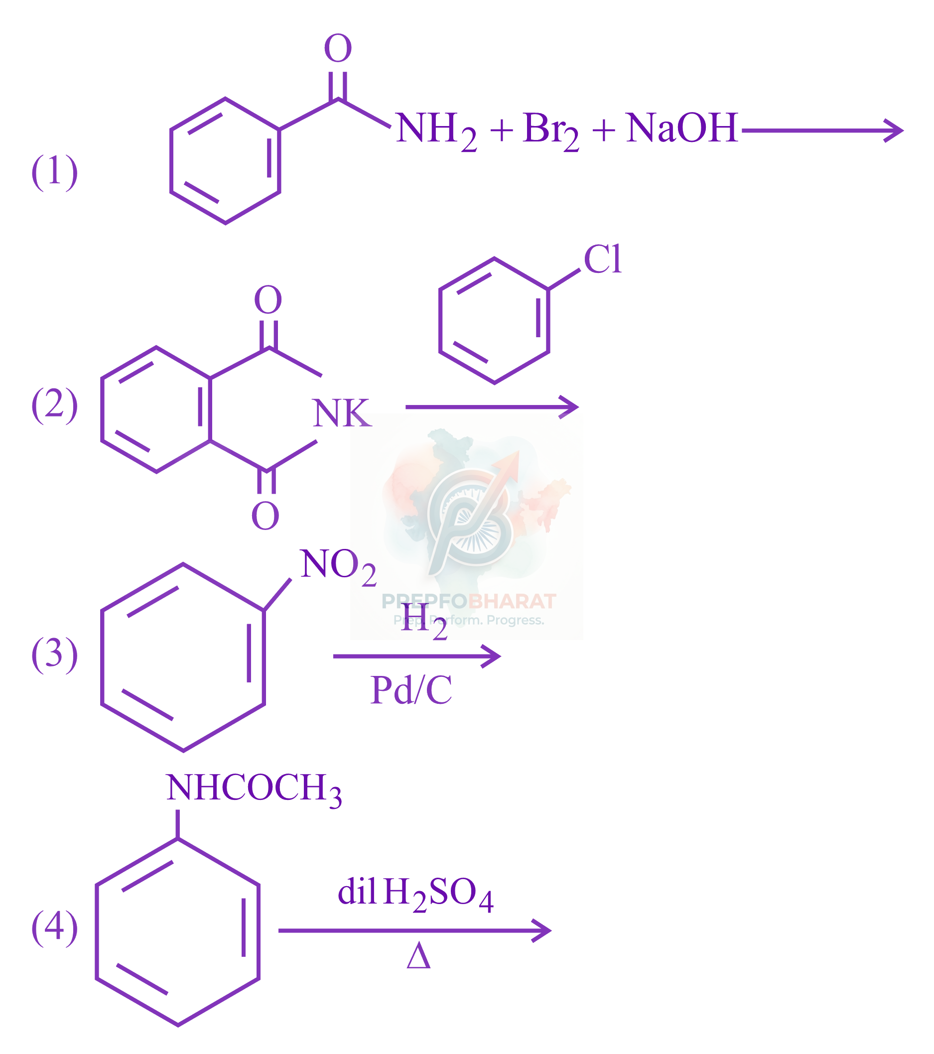 JEE Main 2023 Chemistry, Amines — question figure