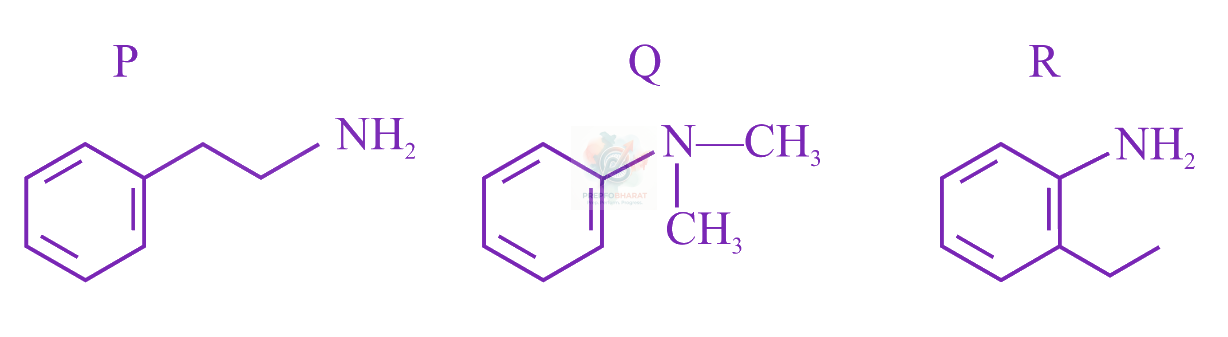JEE Main 2023 Chemistry, Amines — option A figure