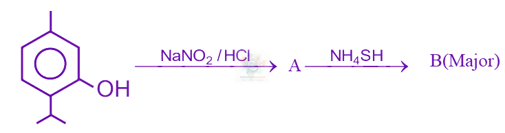 JEE Main 2023 Chemistry, Amines — question figure
