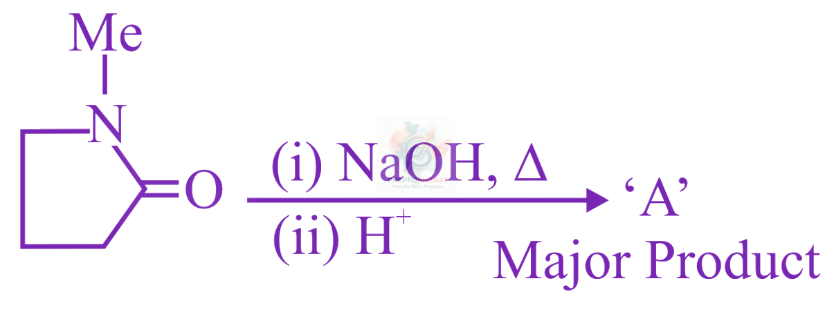 JEE Main 2023 Chemistry, Amines — question figure