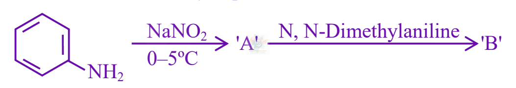 JEE Main 2023 Chemistry, Amines — question figure
