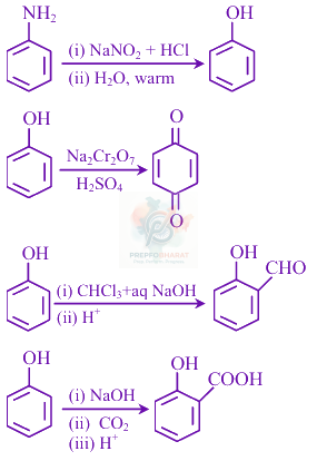 JEE Main 2024 Chemistry, Amines — solution figure
