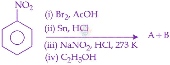 JEE Main 2025 Chemistry, Amines — question figure