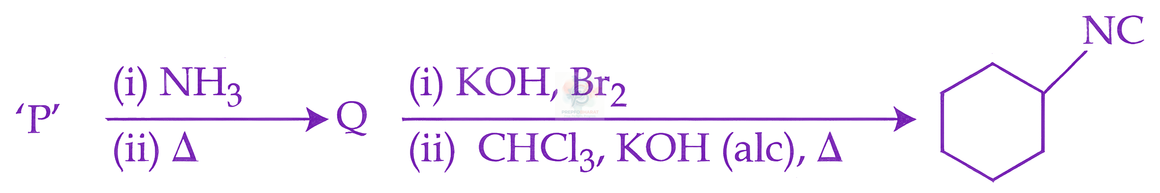 JEE Main 2026 Chemistry, Amines — question figure