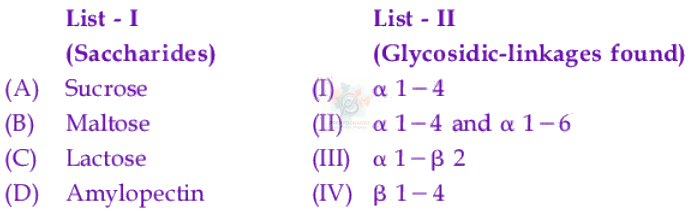 JEE Main 2025 Chemistry, Biomolecules — question figure