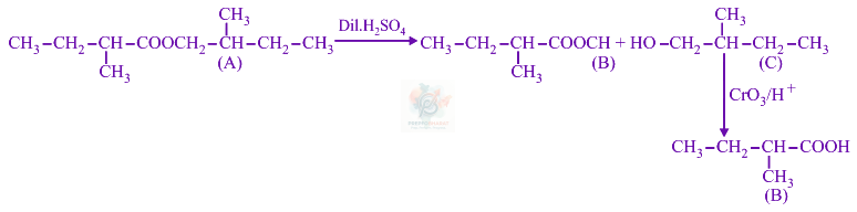 JEE Main 2020 Chemistry, Carboxylic Acid Derivatives — solution figure