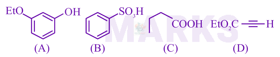 JEE Main 2025 Chemistry, Carboxylic Acid Derivatives — question figure