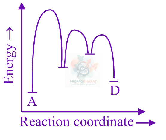 JEE Main 2025 Chemistry, Chemical Kinetics — option D figure