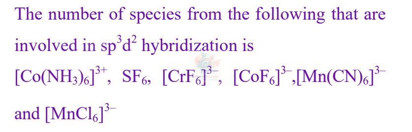 JEE Main 2025 Chemistry, Coordination Compounds — question figure