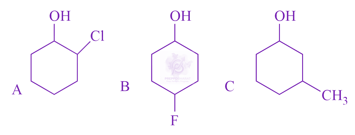 JEE Main 2023 Chemistry, General Organic Chemistry — question figure