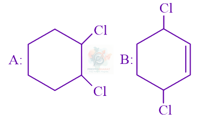 JEE Main 2024 Chemistry, Hydrocarbons — option A figure