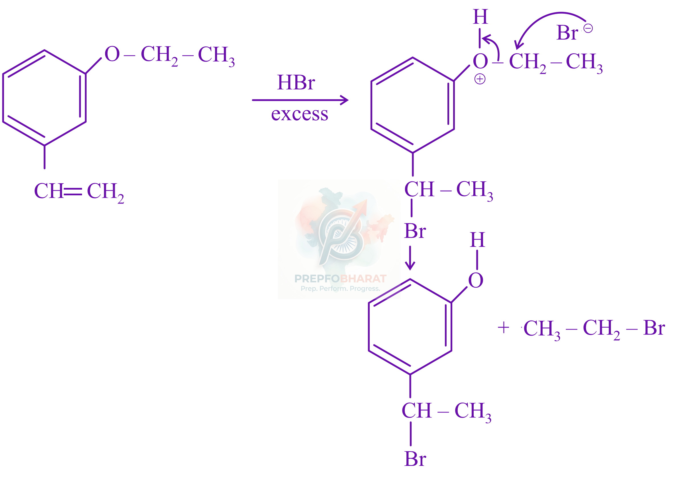 JEE Main 2024 Chemistry, Hydrocarbons — solution figure